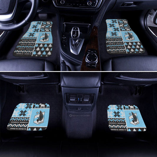 Minnesota United FC Car Floor Mats Custom Ugly Style Car Accessories - Gearcarcover - 2