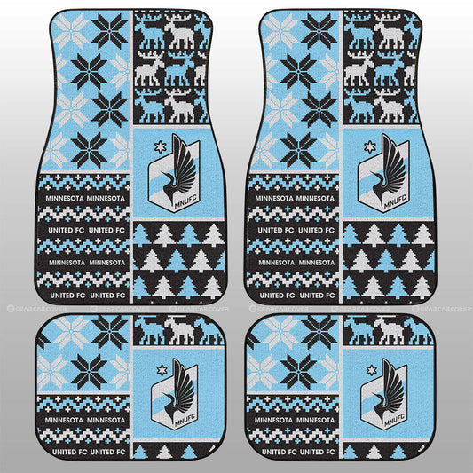 Minnesota United FC Car Floor Mats Custom Ugly Style Car Accessories - Gearcarcover - 1