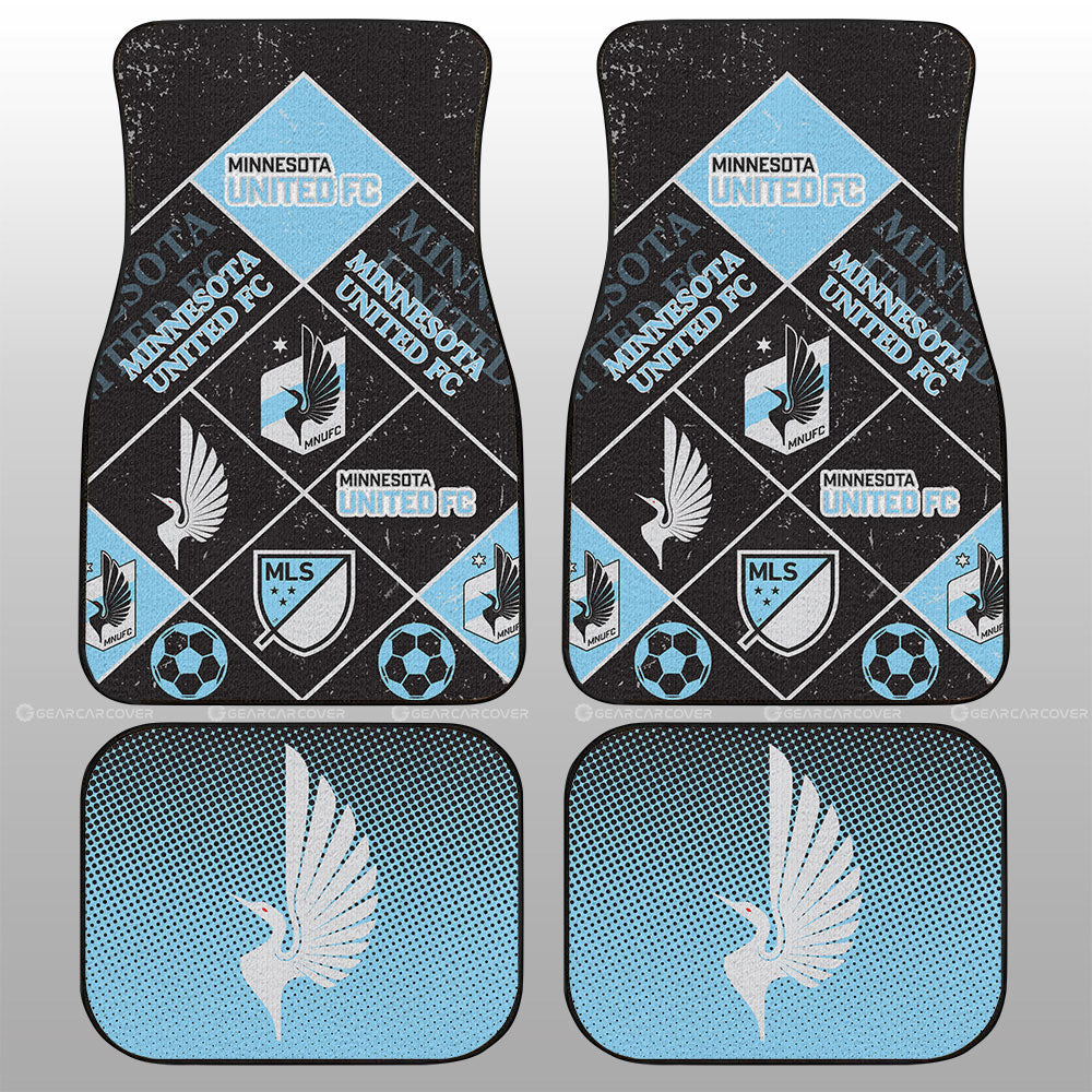 Minnesota United FC Car Floor Mats Sporty Team Collection - Gearcarcover - 1