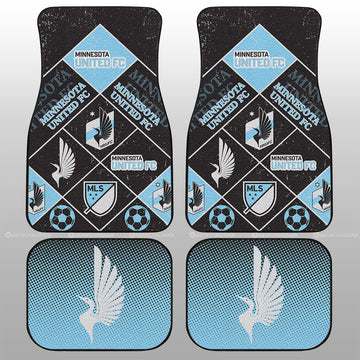 Minnesota United FC Car Floor Mats Sporty Team Collection - Gearcarcover - 1