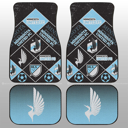 Minnesota United FC Car Floor Mats Sporty Team Collection - Gearcarcover - 1