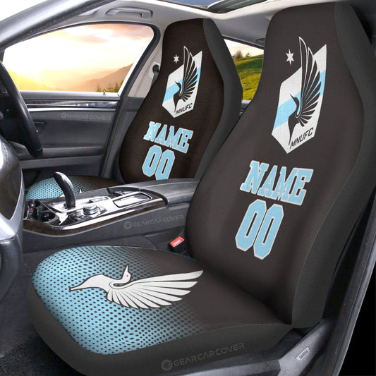 Minnesota United FC Car Seat Covers Sporty Team Collection - Gearcarcover - 1