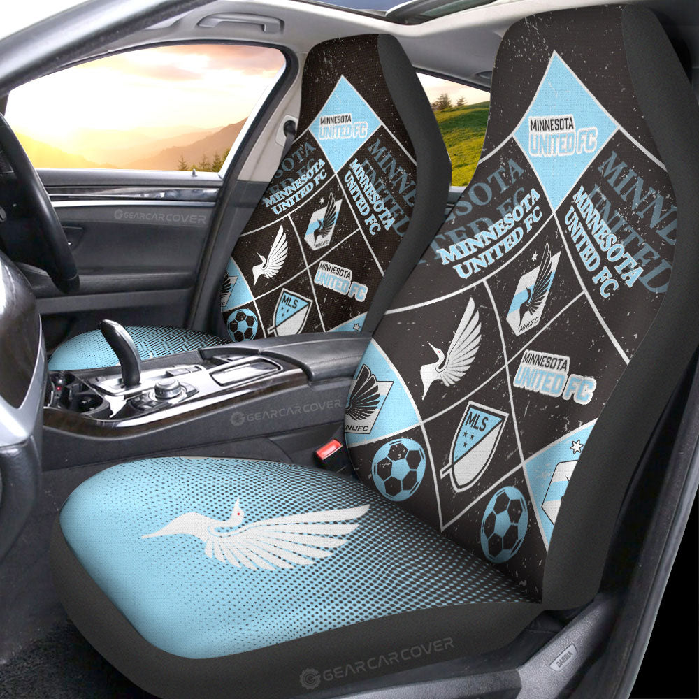 Minnesota United FC Car Seat Covers Sporty Team Collection - Gearcarcover - 1