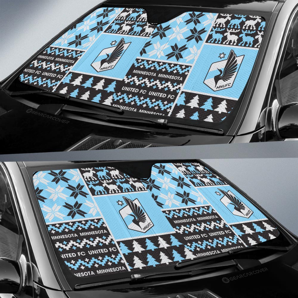 Minnesota United FC Car Sunshade Custom Ugly Style Car Accessories - Gearcarcover - 2