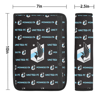 Minnesota United FC Seat Belt Covers Sporty Team Collection - Gearcarcover - 1