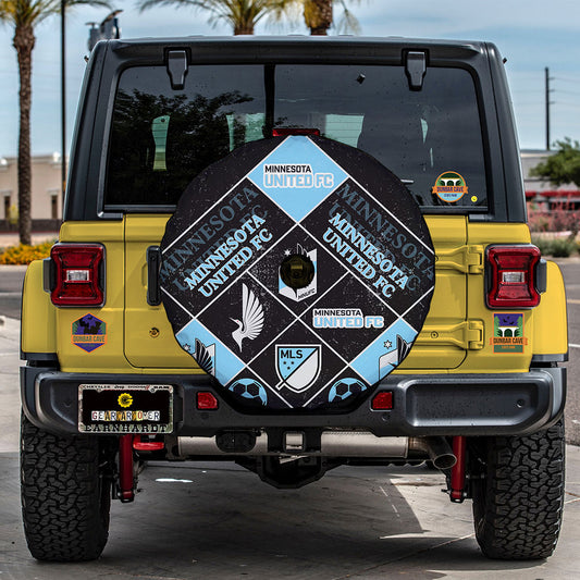 Minnesota United FC Spare Tire Covers Camera Hole Sporty Team Collection - Gearcarcover - 2