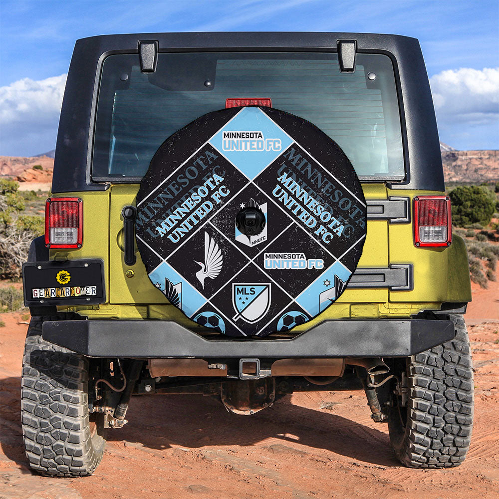 Minnesota United FC Spare Tire Covers Camera Hole Sporty Team Collection - Gearcarcover - 3