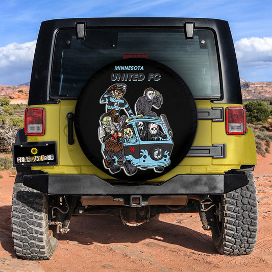 Minnesota United FC Spare Tire Covers Horror Characters Car Accessories - Gearcarcover - 2
