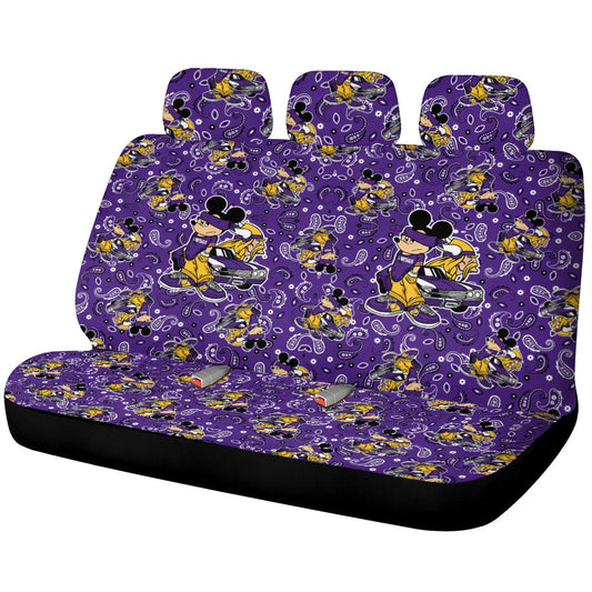 Minnesota Vikings Car Back Seat Covers Cartoon Theme Collection - Gearcarcover - 1