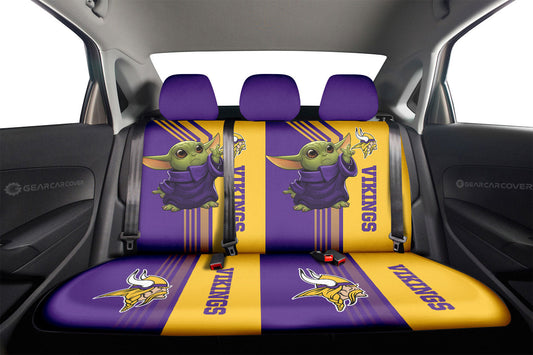 Minnesota Vikings Car Back Seat Covers Custom Car Accessories - Gearcarcover - 2