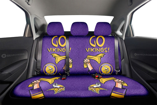 Minnesota Vikings Car Back Seat Covers Custom Car Accessories - Gearcarcover - 2