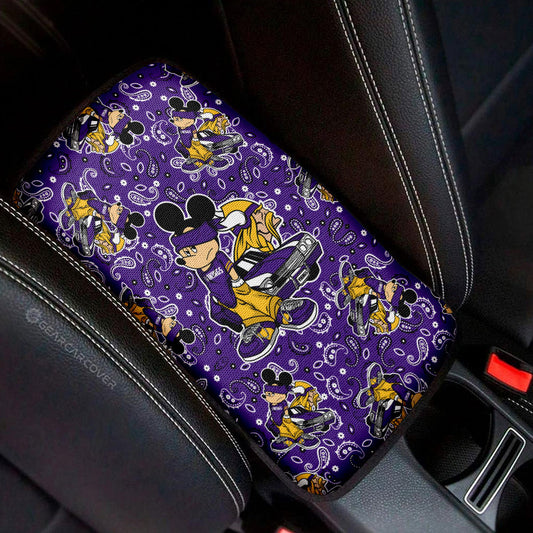 Minnesota Vikings Car Center Console Cover Cartoon Theme Collection - Gearcarcover - 1