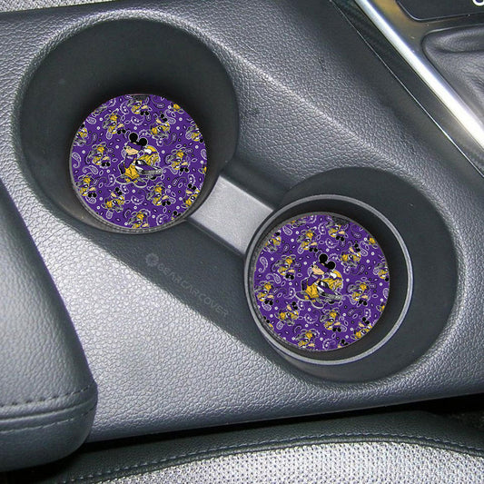 Minnesota Vikings Car Coaster Set Cartoon Theme Collection - Gearcarcover - 2