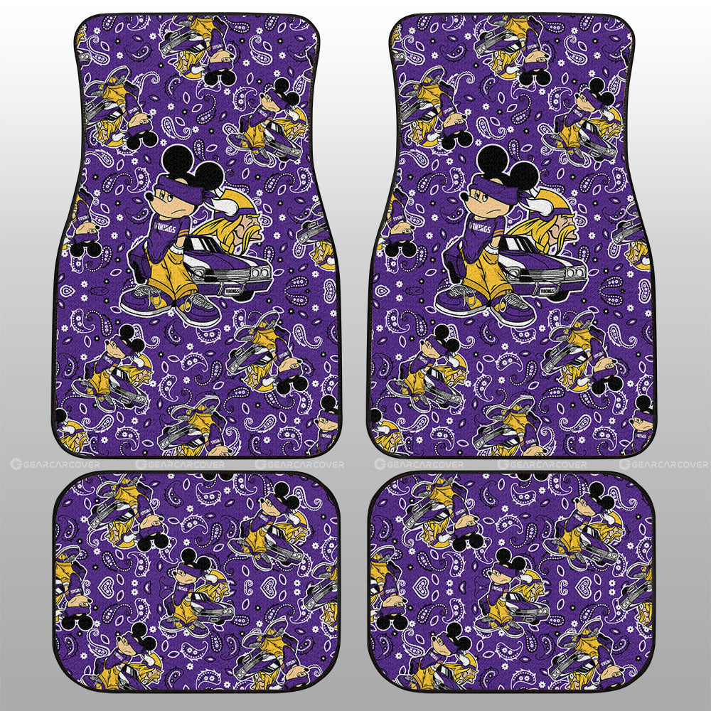 Minnesota Vikings Car Floor Mats Cartoon Theme Collection - Gearcarcover - 1