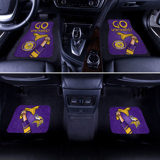 Minnesota Vikings Car Floor Mats Custom Car Accessories - Gearcarcover - 2