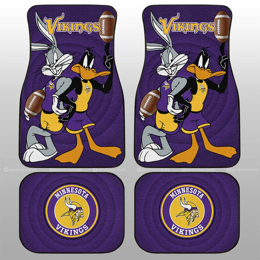 Minnesota Vikings Car Floor Mats Custom Car Accessories - Gearcarcover - 1