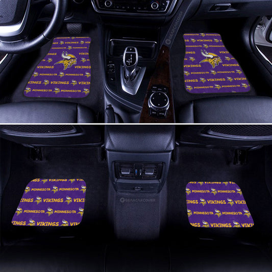 Minnesota Vikings Car Floor Mats Sporty Team Collection - Gearcarcover - 2