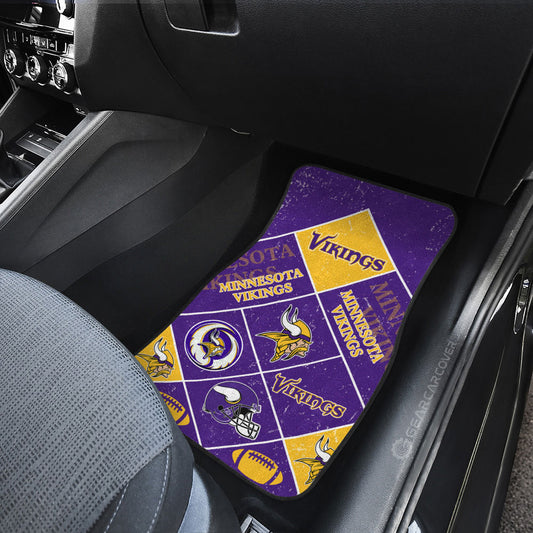 Minnesota Vikings Car Floor Mats Sporty Team Collection - Gearcarcover - 2