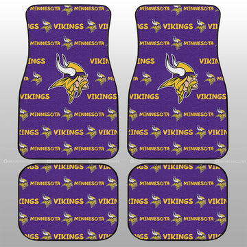 Minnesota Vikings Car Floor Mats Sporty Team Collection - Gearcarcover - 1