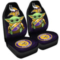 Minnesota Vikings Car Seat Covers Baby Yoda Car Accessories For Fan - Gearcarcover - 3