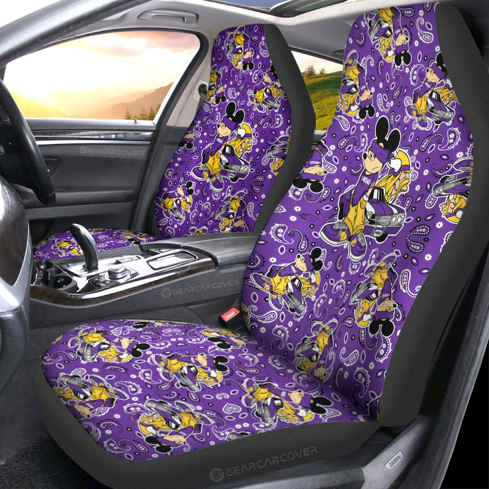 Minnesota Vikings Car Seat Covers Cartoon Theme Collection - Gearcarcover - 1
