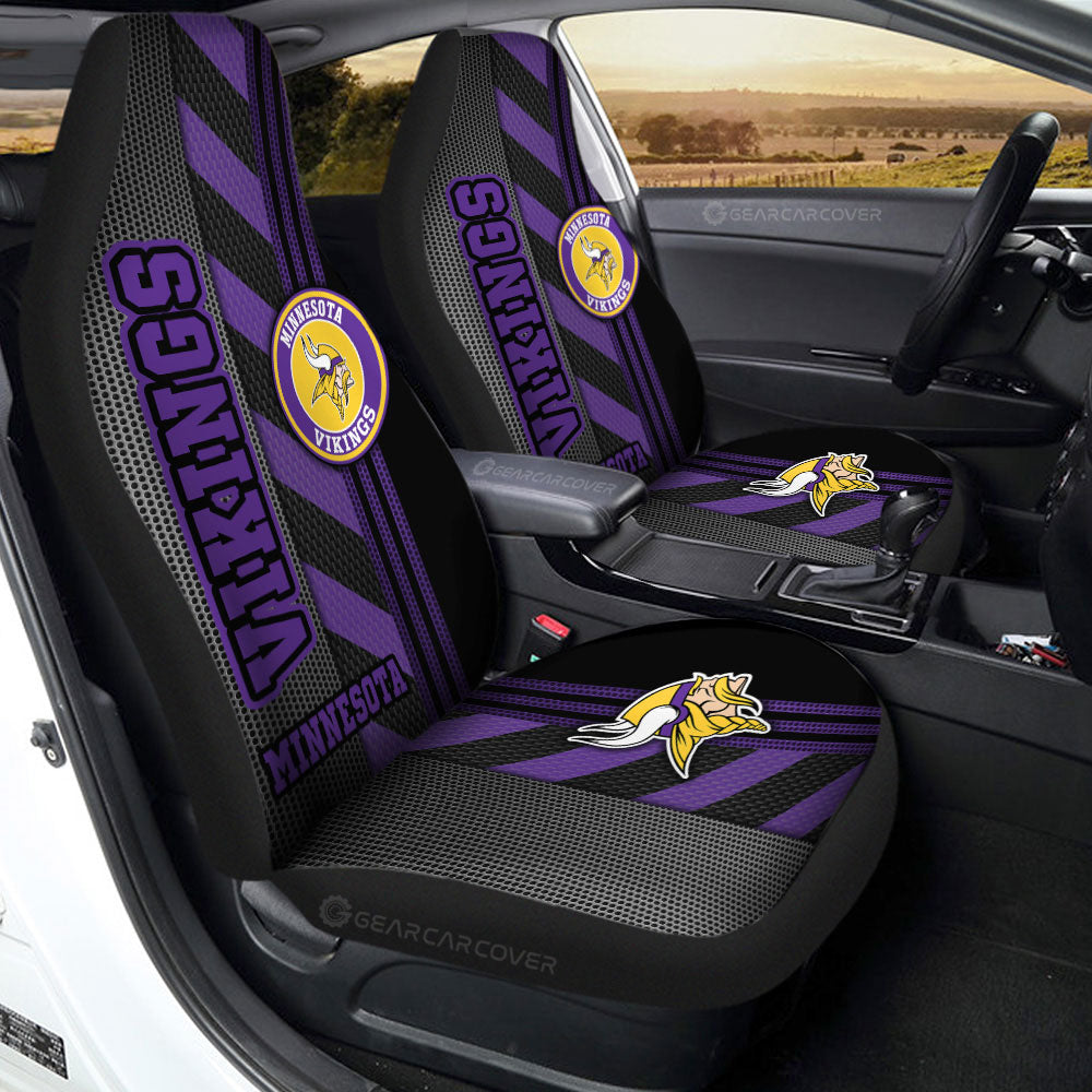 Minnesota Vikings Car Seat Covers Custom Car Accessories - Gearcarcover - 2