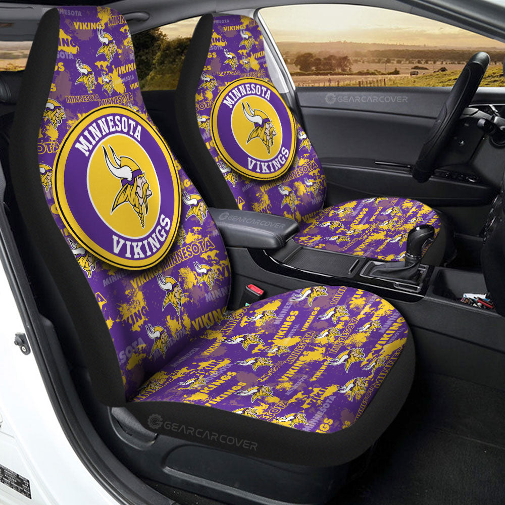 Minnesota Vikings Car Seat Covers Custom Car Accessories - Gearcarcover - 2