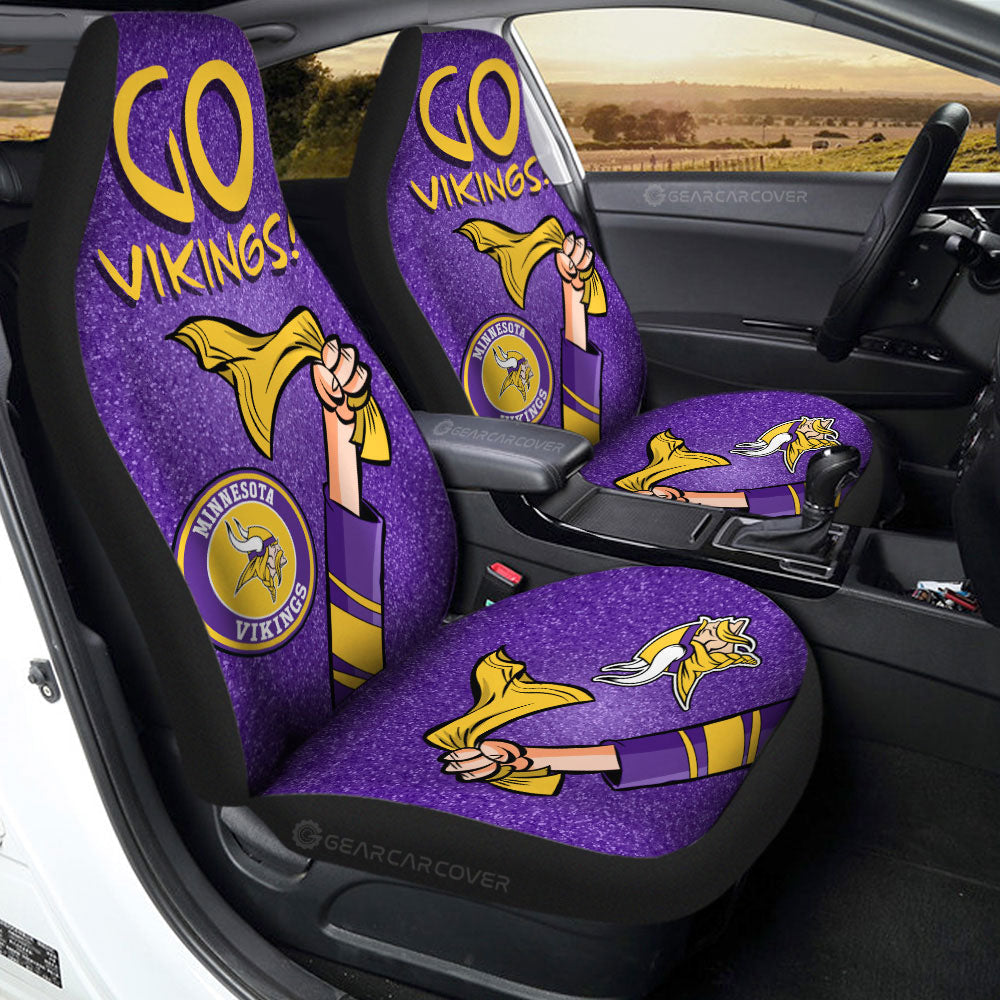 Minnesota Vikings Car Seat Covers Custom Car Accessories - Gearcarcover - 2