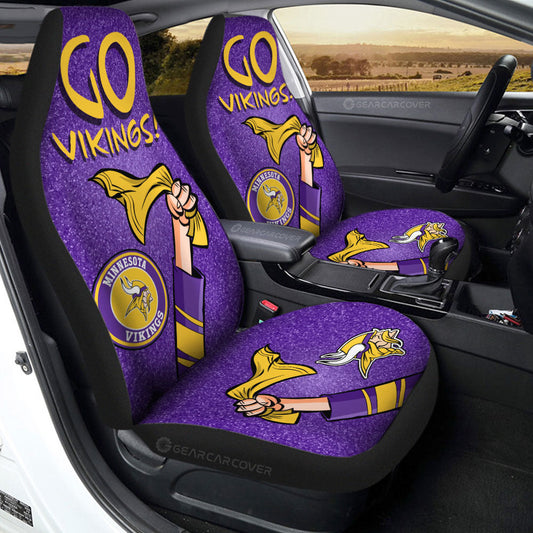 Minnesota Vikings Car Seat Covers Custom Car Accessories - Gearcarcover - 2