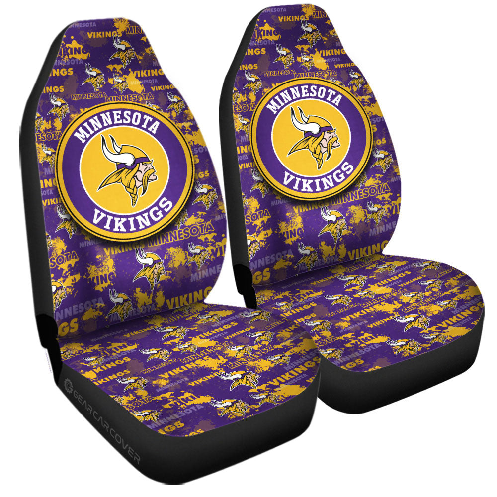 Minnesota Vikings Car Seat Covers Custom Car Accessories - Gearcarcover - 3