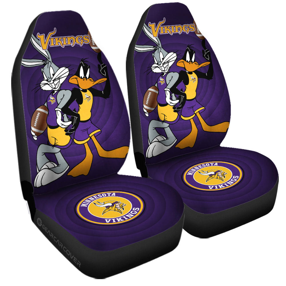 Minnesota Vikings Car Seat Covers Custom Car Accessories - Gearcarcover - 3