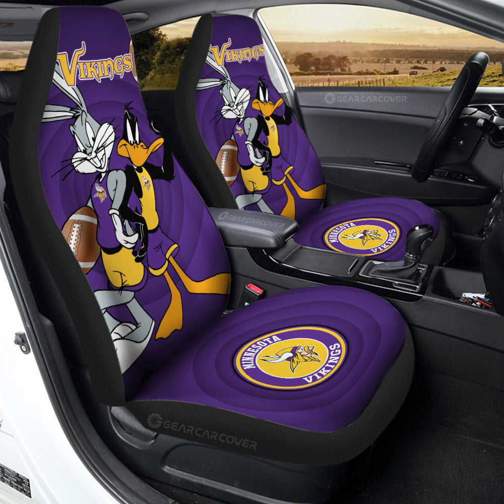 Minnesota Vikings Car Seat Covers Custom Car Accessories - Gearcarcover - 2