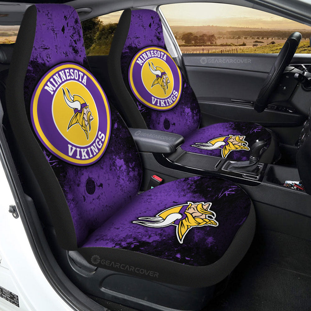 Minnesota Vikings Car Seat Covers Custom Car Accessories - Gearcarcover - 2