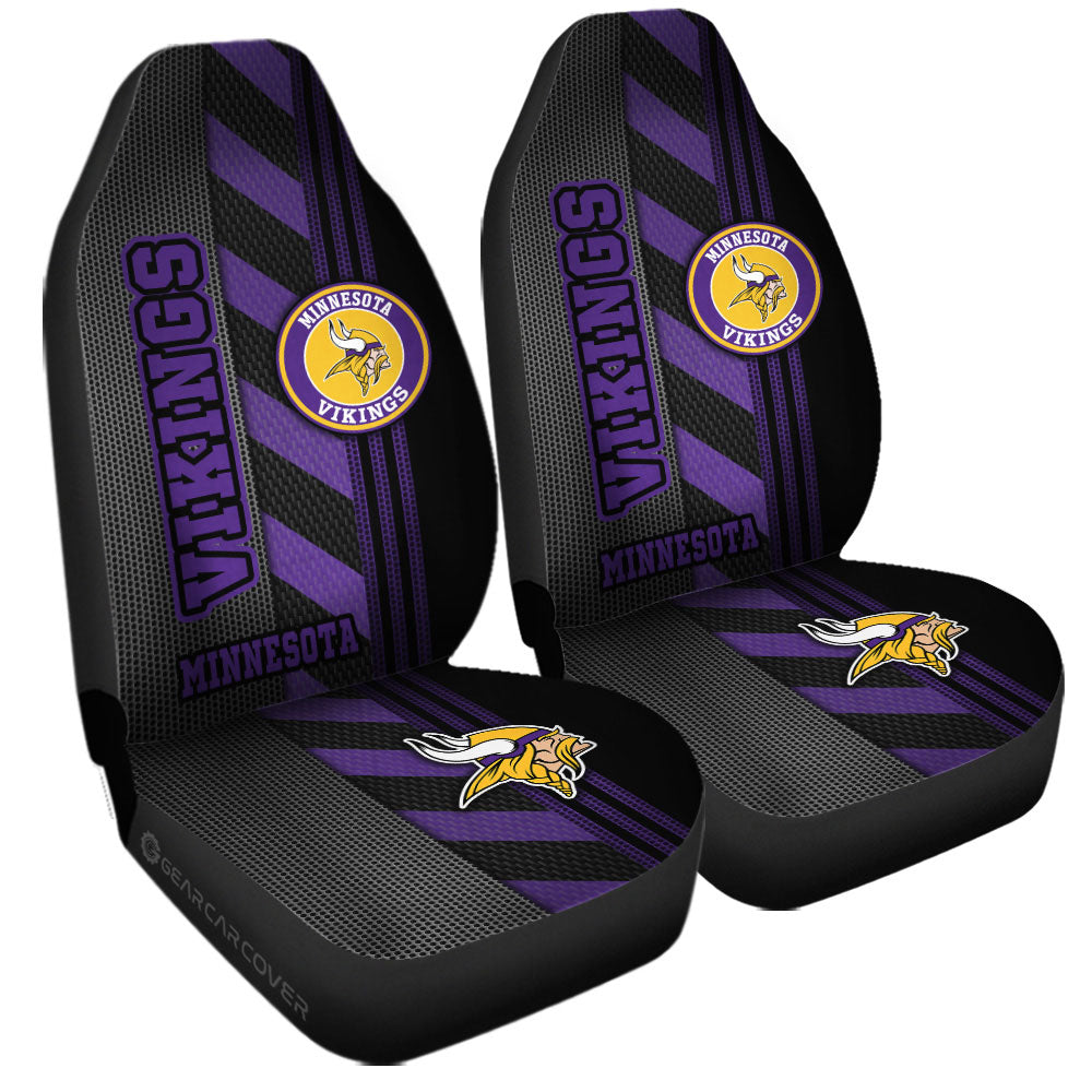 Minnesota Vikings Car Seat Covers Custom Car Accessories - Gearcarcover - 3