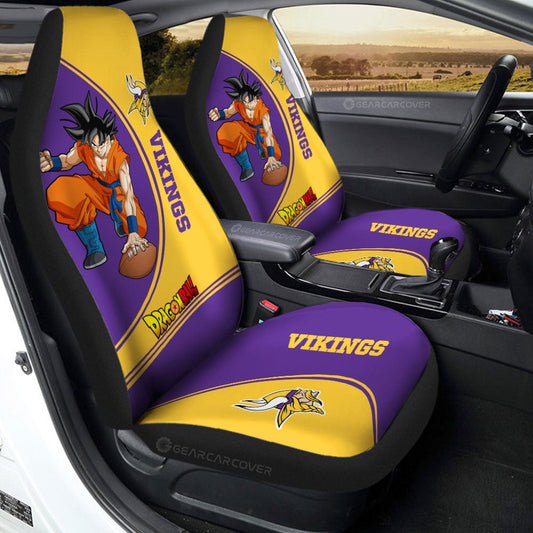 Minnesota Vikings Car Seat Covers Goku Car Accessories For Fans - Gearcarcover - 2