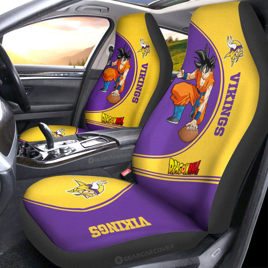 Minnesota Vikings Car Seat Covers Goku Car Accessories For Fans - Gearcarcover - 1