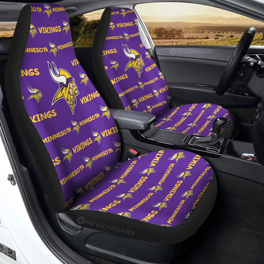 Minnesota Vikings Car Seat Covers Sporty Team Collection - Gearcarcover - 2