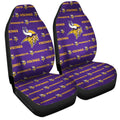 Minnesota Vikings Car Seat Covers Sporty Team Collection - Gearcarcover - 3