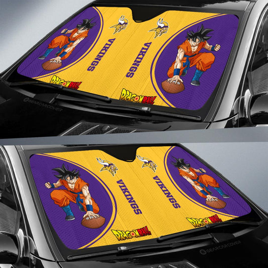Minnesota Vikings Car Sunshade Custom Car Accessories For Fans - Gearcarcover - 2