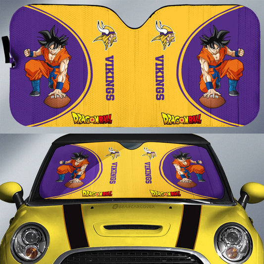 Minnesota Vikings Car Sunshade Custom Car Accessories For Fans - Gearcarcover - 1