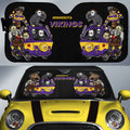 Minnesota Vikings Car Sunshade Custom Car Accessories - Gearcarcover - 1