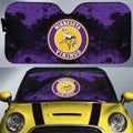 Minnesota Vikings Car Sunshade Custom Car Accessories - Gearcarcover - 1