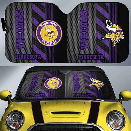 Minnesota Vikings Car Sunshade Custom Car Accessories - Gearcarcover - 1