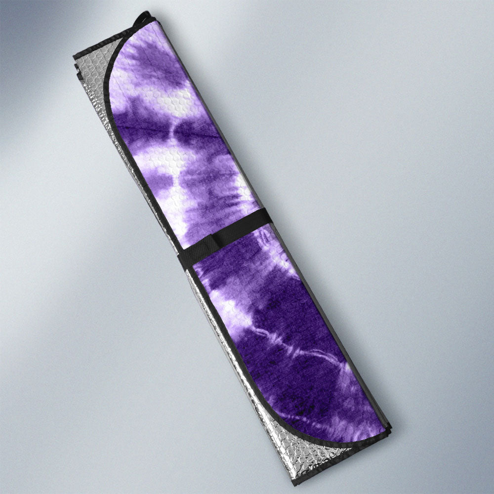 Minnesota Vikings Car Sunshade Custom Tie Dye Car Accessories - Gearcarcover - 3