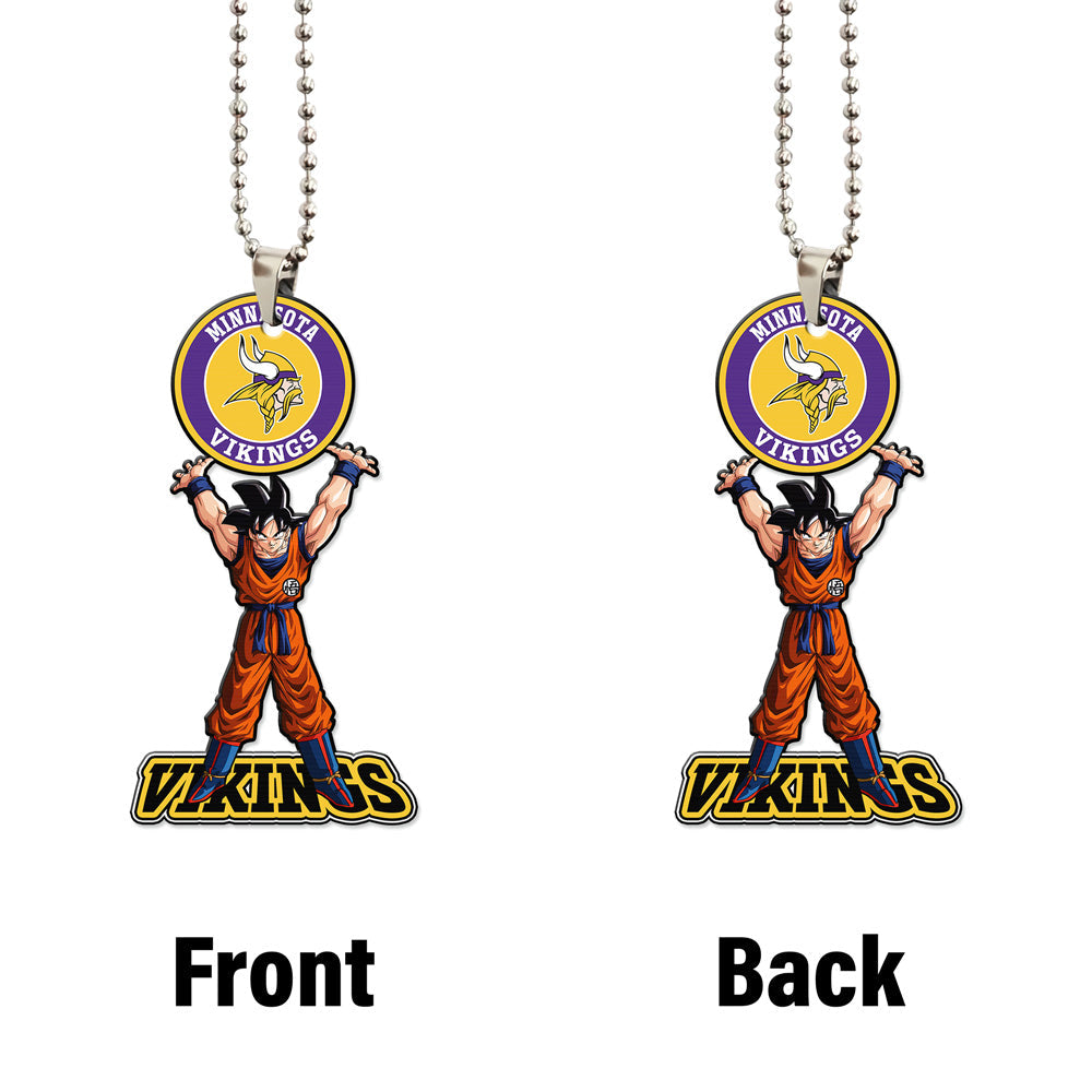 Minnesota Vikings Ornament Goku Car Accessories - Gearcarcover - 4