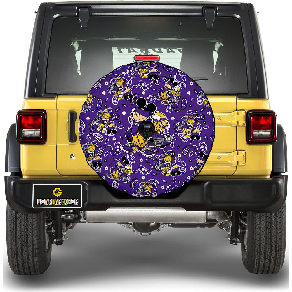 Minnesota Vikings Spare Tire Covers Camera Hole Cartoon Theme Collection - Gearcarcover - 1