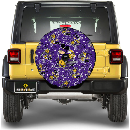Minnesota Vikings Spare Tire Covers Camera Hole Cartoon Theme Collection - Gearcarcover - 1