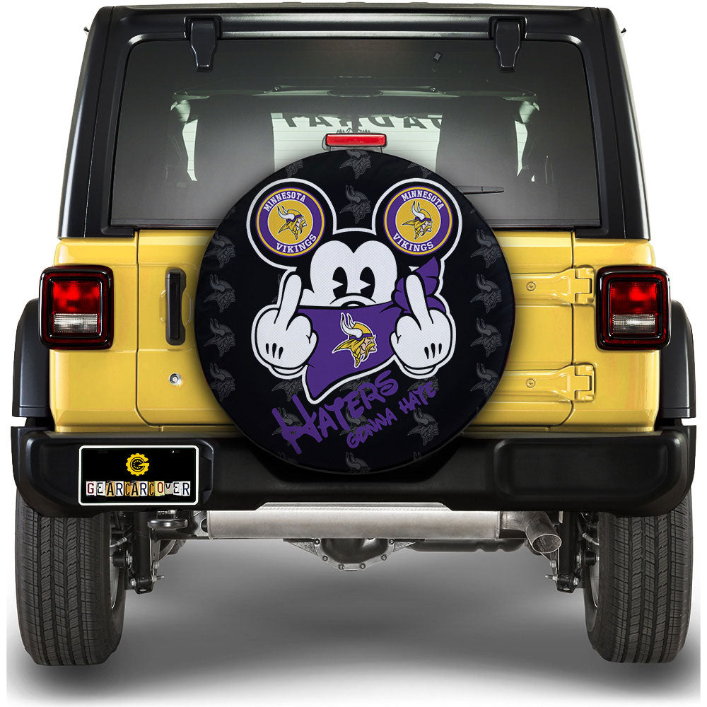 Minnesota Vikings Spare Tire Covers Custom Car Accessories - Gearcarcover - 1