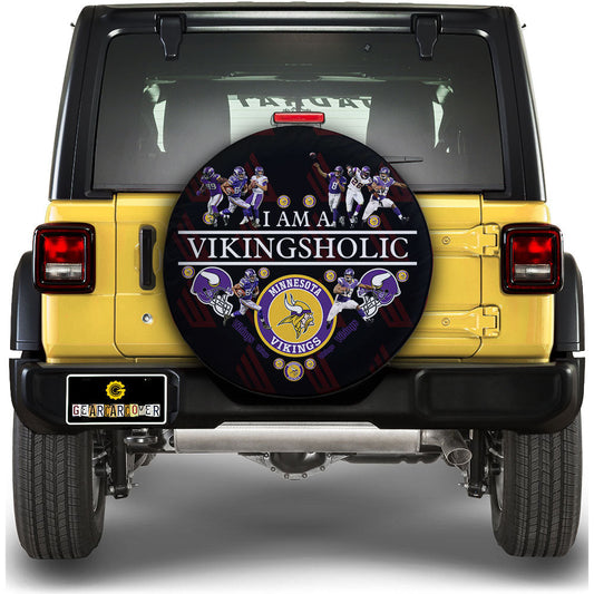 Minnesota Vikings Spare Tire Covers Custom For Holic Fans - Gearcarcover - 1