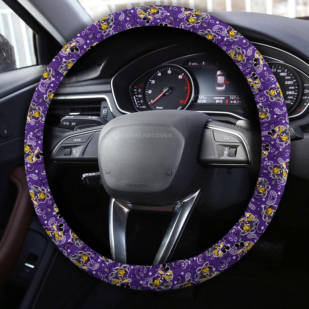 Minnesota Vikings Steering Wheel Cover Cartoon Theme Collection - Gearcarcover - 4